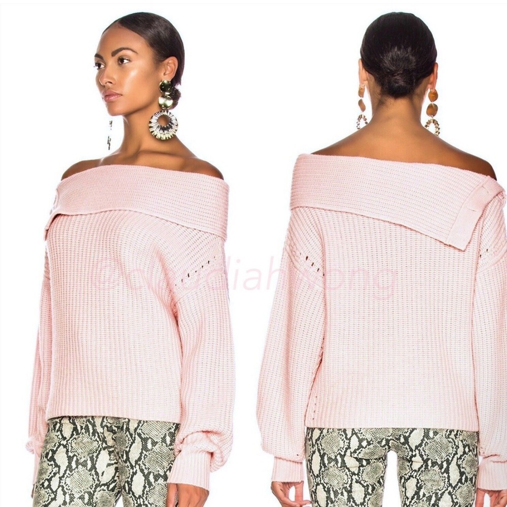 EQUIPMENT Ruth Wool Cashmere Off Shoulder Sweater XL